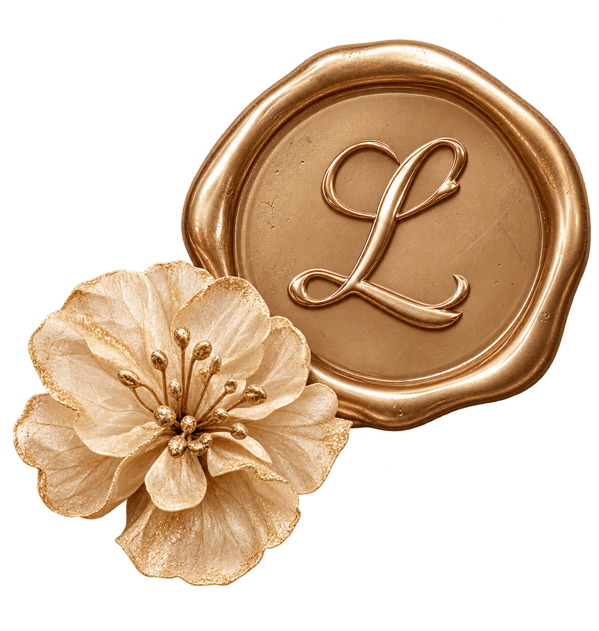 Sello y flor